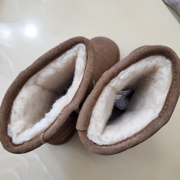 Kids Bearpaw Emma Youth Boot 608Y Hickory II Suede Size 13 New in Box - Picture 6 of 14